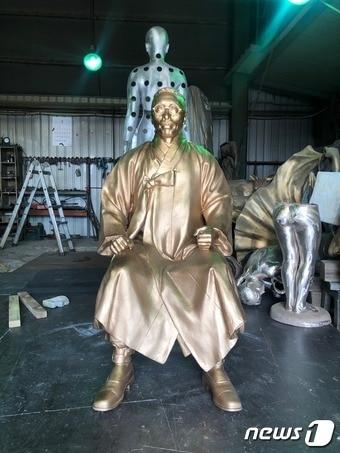 본문 이미지 - 옛 대통령 별장 청남대에 세워질 대한민국 임시정부 김구 주석의 동상.(충북도 제공) 2019.10.23 ⓒ 뉴스1