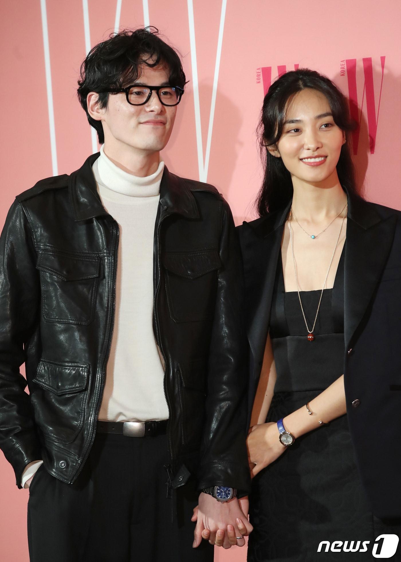 본문 이미지 - 모델 김원중, 곽지영 부부/뉴스1 ⓒ News1 권현진 기자