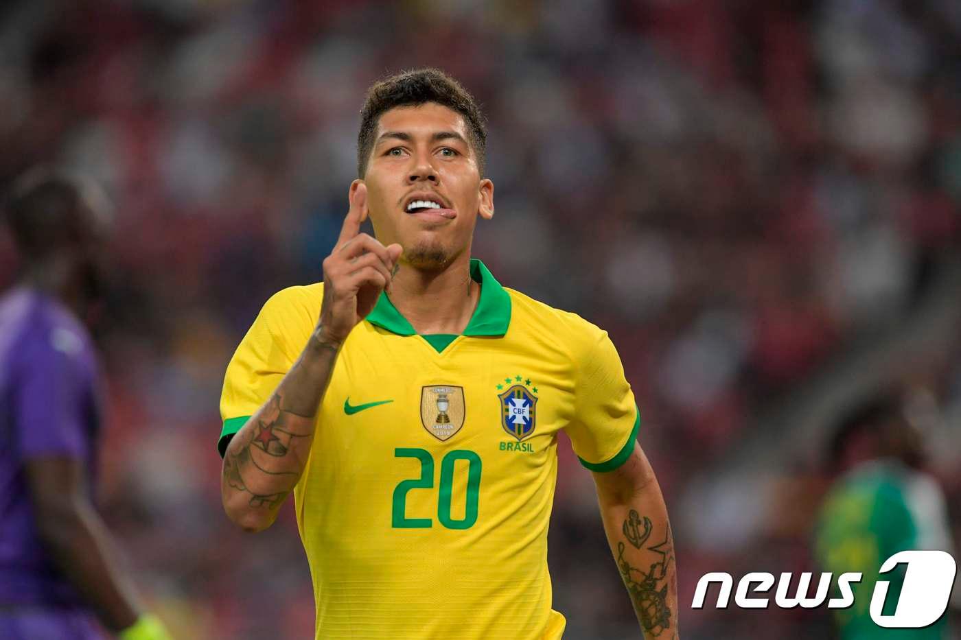 본문 이미지 - 브라질 대표팀의 호베르투 피르미누. ⓒ AFP=뉴스1