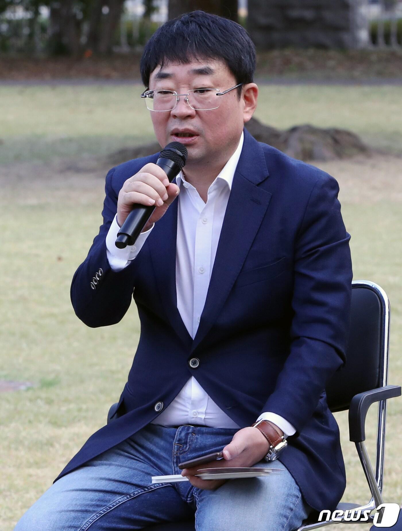 본문 이미지 - 신혜식 신의한수 대표.2019.10.27/뉴스1 ⓒ News1 이종덕 기자