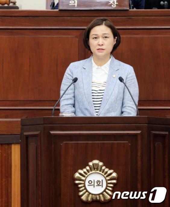 본문 이미지 - 홍난이 구미시의원 5분 발언 모습 /뉴스1 자료사진 ⓒ 뉴스1