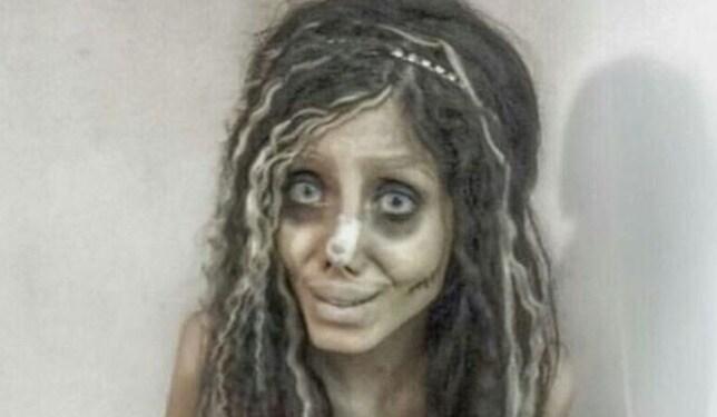 본문 이미지 - 안젤리나 좀비를 자처한 타바르 - 인스타그램 갈무리