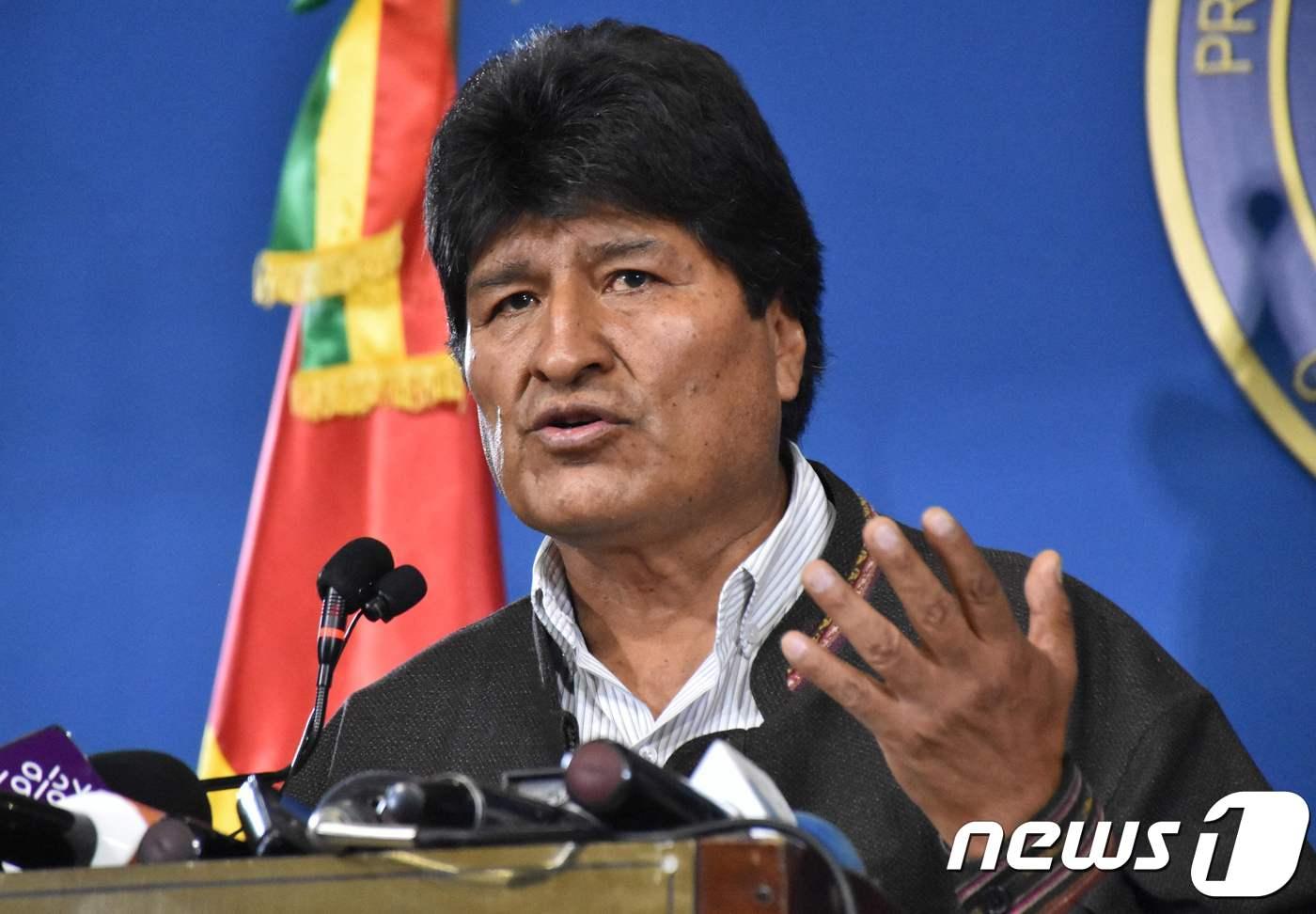 에보 모랄레스 볼리비아 대통령. ⓒ AFP=뉴스1