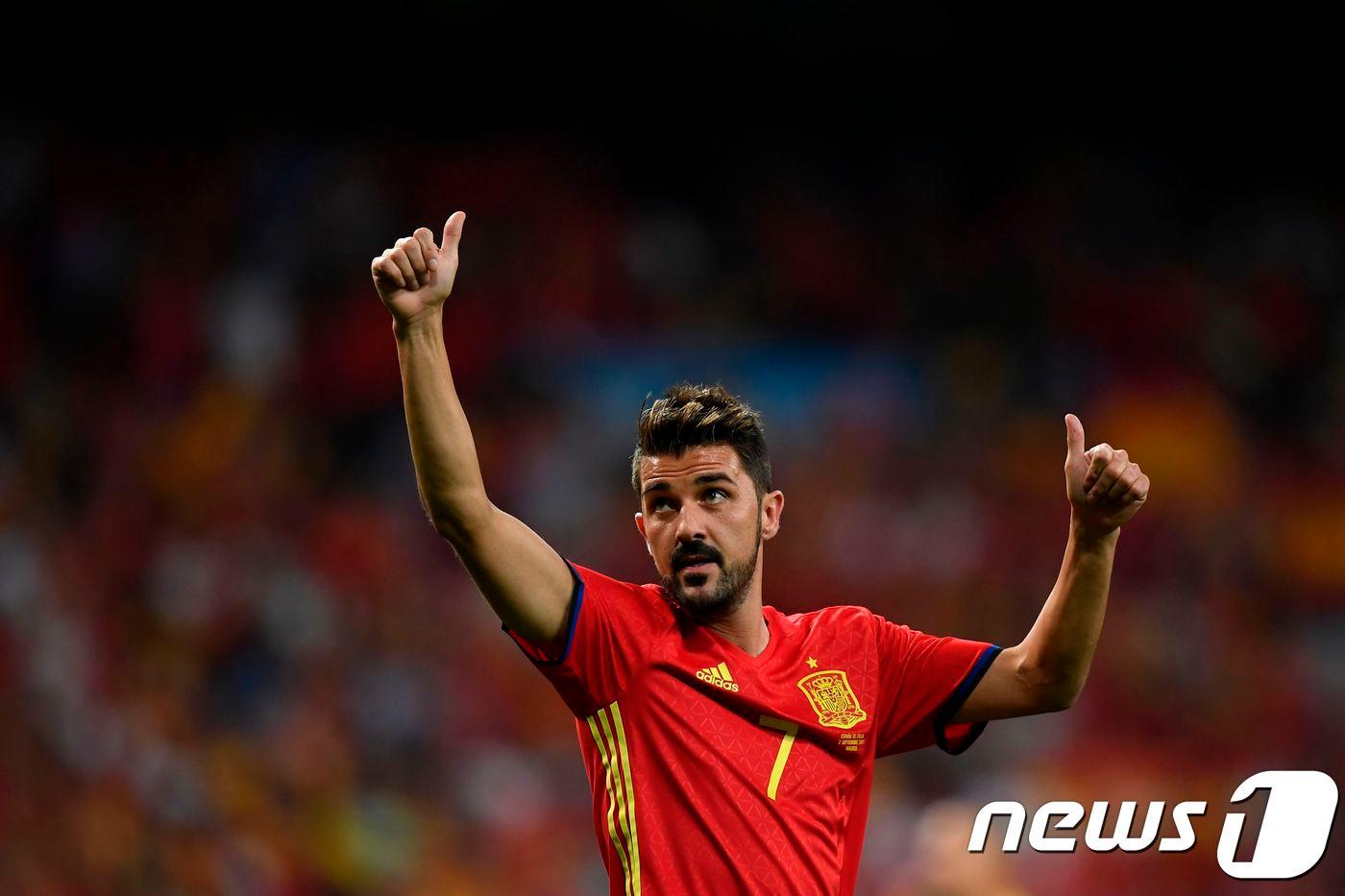 다비드 비야. ⓒ AFP=뉴스1