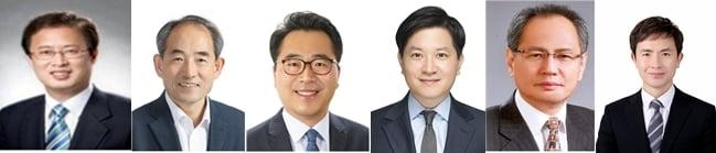 본문 이미지 - 21대 총선 전북 정읍·고창 출마 예상자들. 왼쪽부터 대안신당 유성엽(59) 의원, 더불어 민주당 윤준병(58) 정읍고창 지역위원장, 권희철(55) 민주당 미세먼지특위원장, 고종윤(39) 변호사, 김항술(66) 자유한국당 전북도당위원장, 한병옥(49) 정의당 정읍지역위원장ⓒ 뉴스1