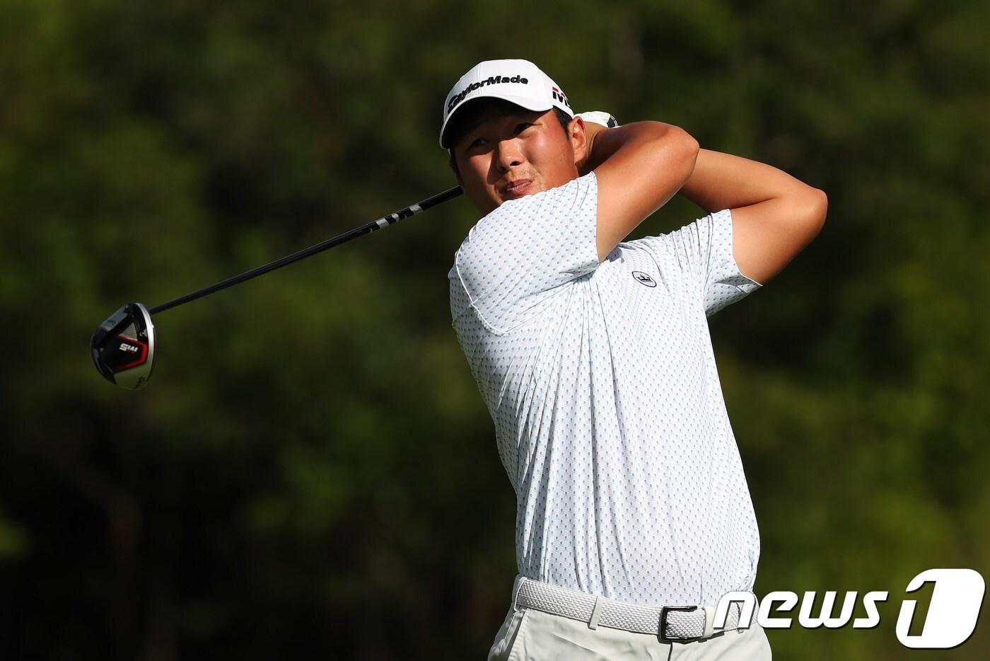 마야코바 클래식 2라운드에 나선 대니 리. ⓒ AFP=뉴스1