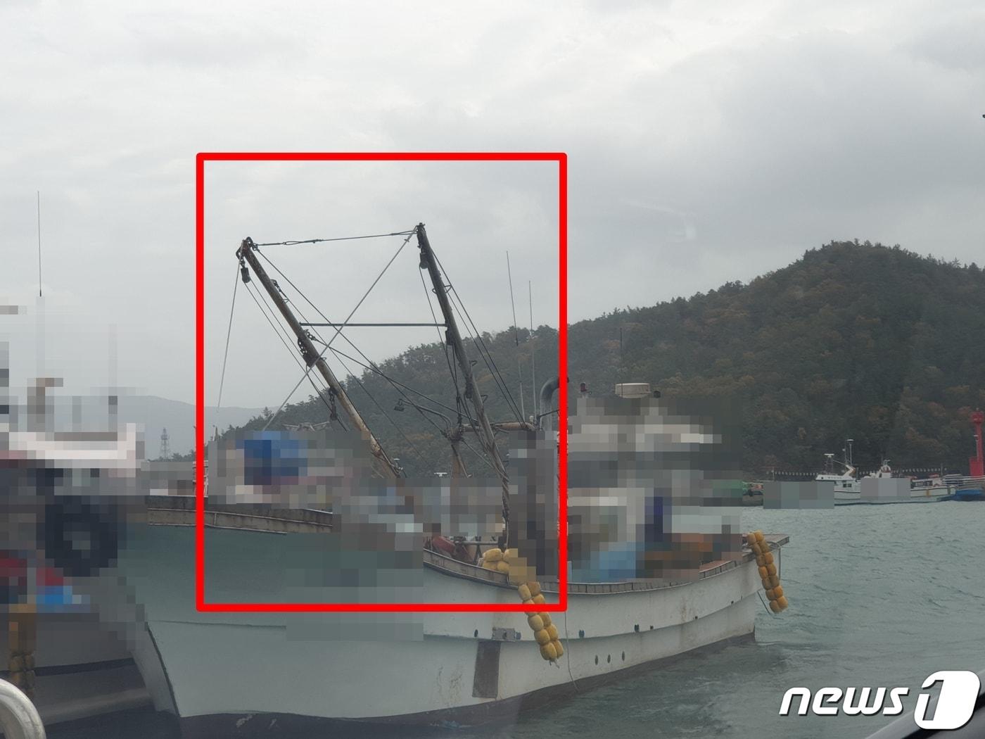 본문 이미지 - 불법어구 적재선박.(여수해경 제공) /뉴스1 ⓒ News1