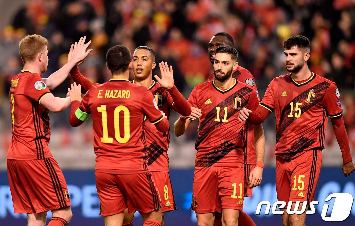 벨기에 축구대표팀. ⓒ AFP=뉴스1