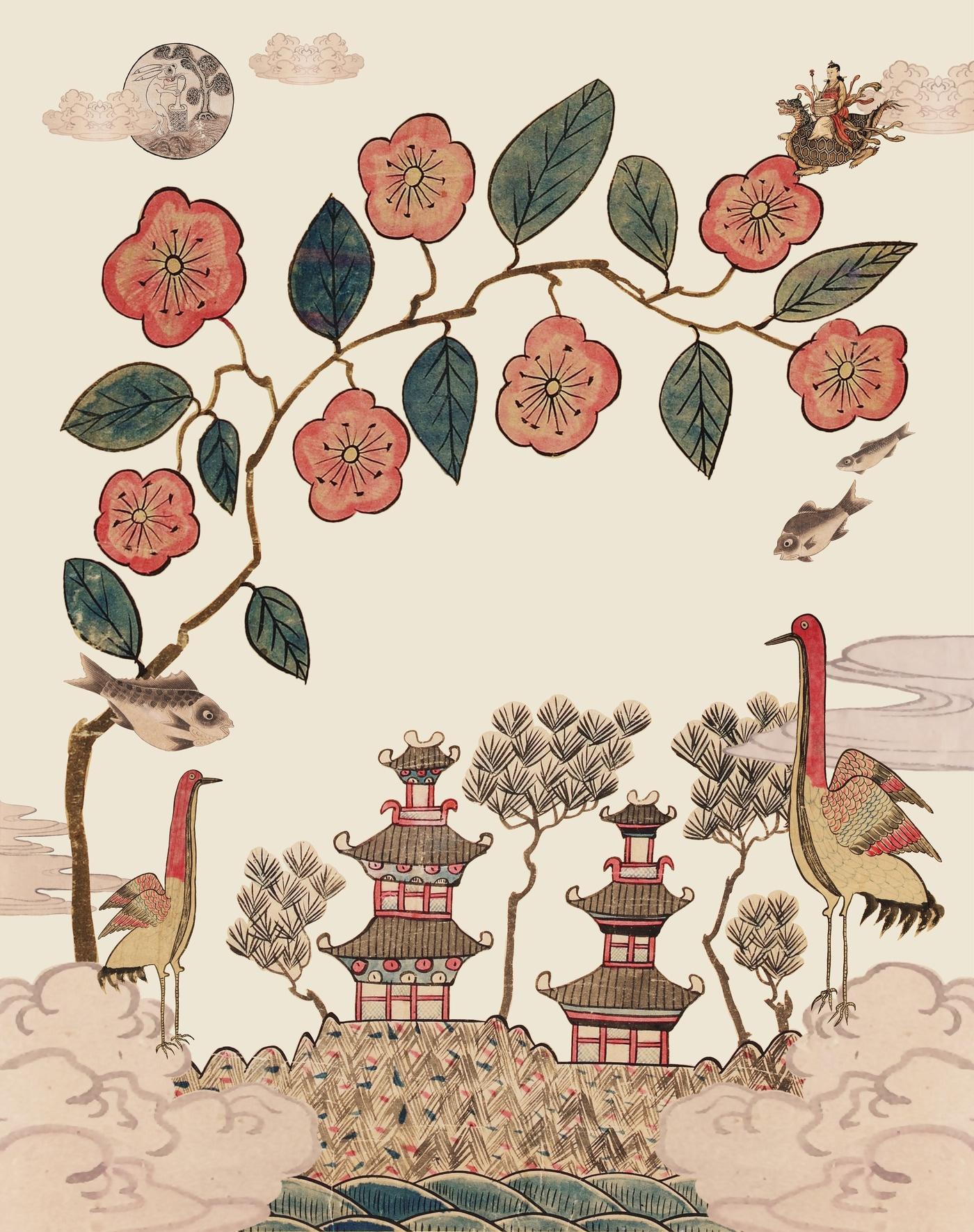 본문 이미지 - 민화의비상_포토존 유물 디자인.(한국민화뮤지엄 제공)ⓒ 뉴스1