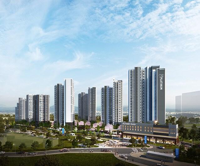 본문 이미지 - 쌍용 더 플래티넘 오목천역 조감도.,(제공=쌍용건설)ⓒ 뉴스1