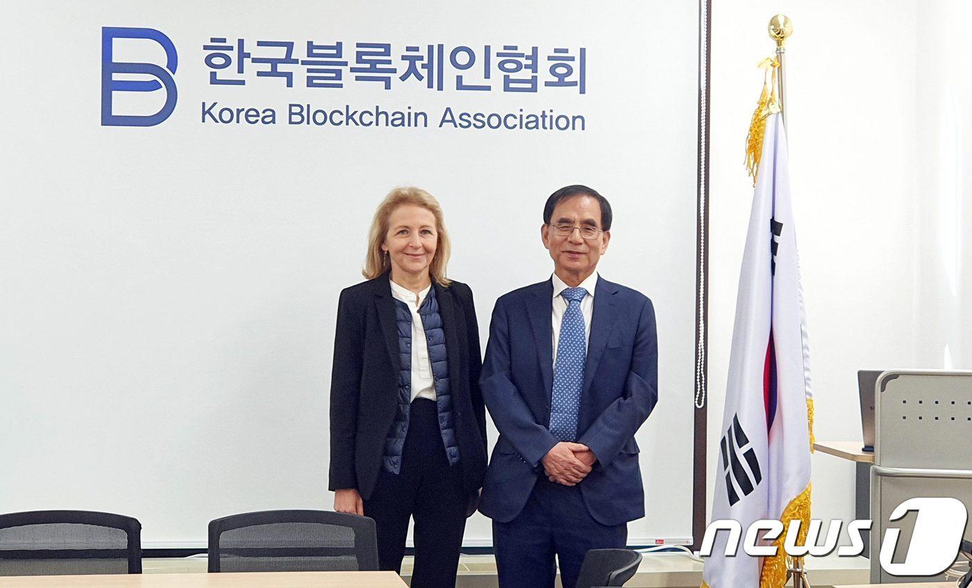 한국블록체인협회 만난 佛 의원 