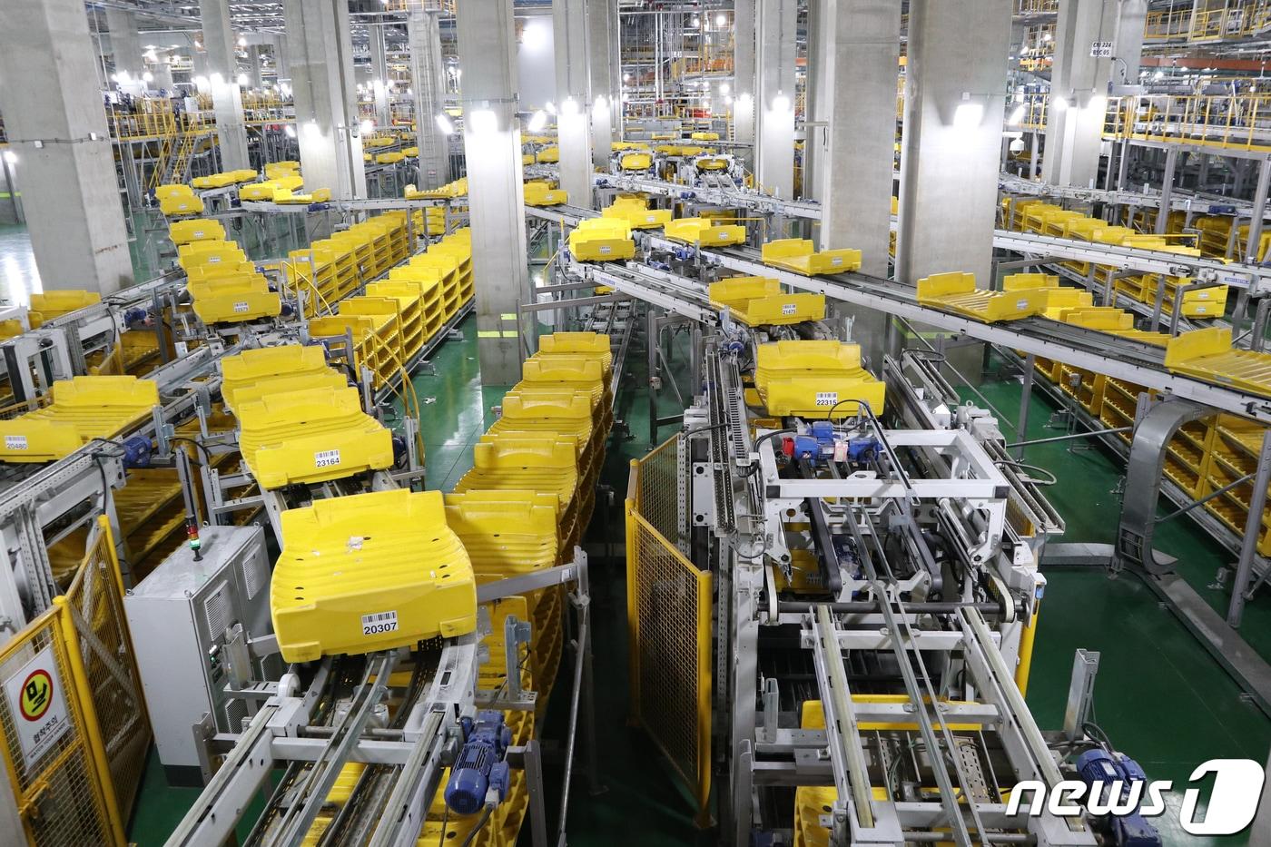 인천공항 제2여객터미널 수하물처리시설&#40;BHS&#41; .&#40;인천국제공항공사 제공&#41; 뉴스1 ⓒ News1 민경석 기자