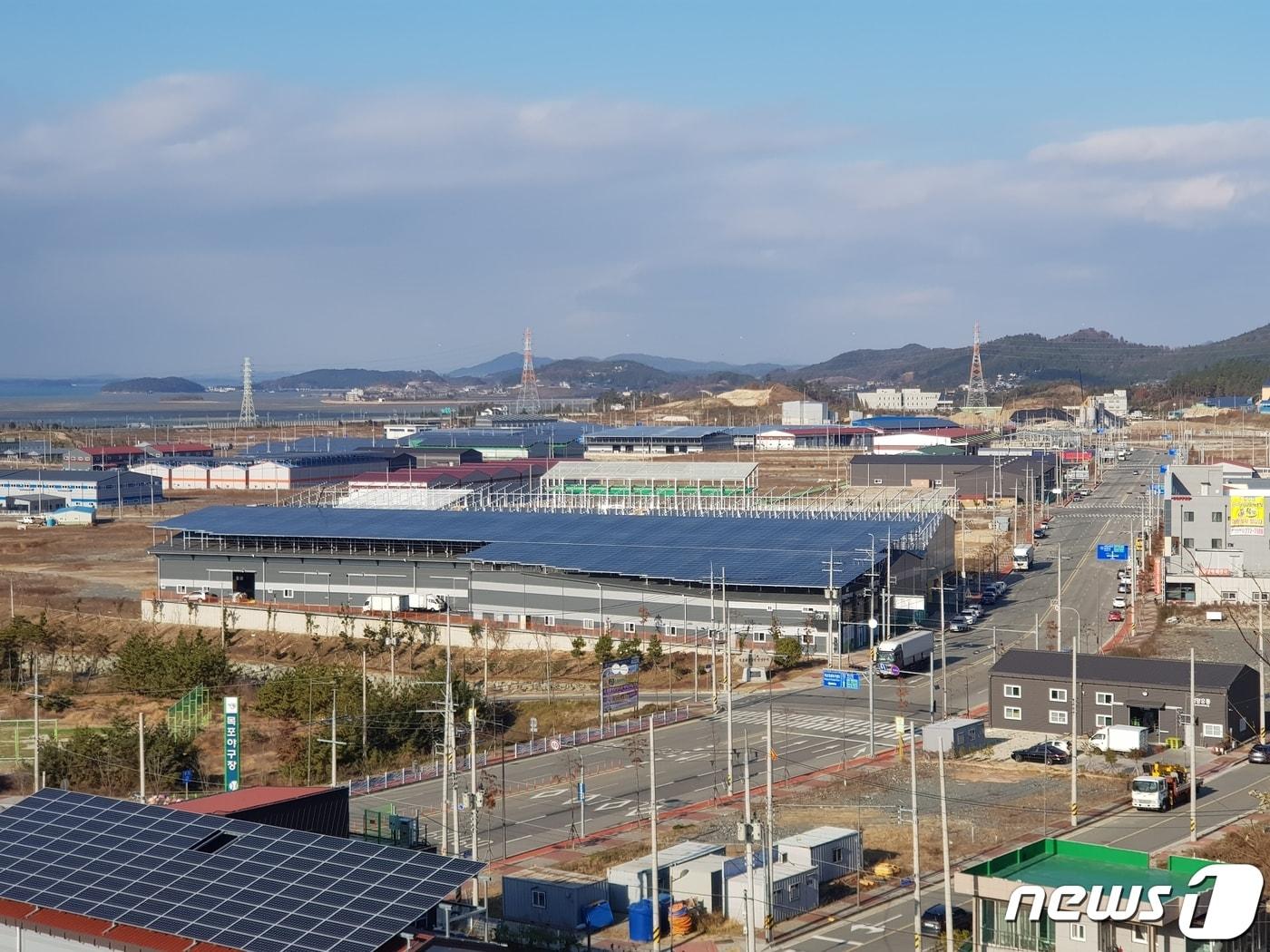 본문 이미지 - 수산식품 수출단지가 조성될 목포 대양산단 전경.(목포시 제공) /뉴스1