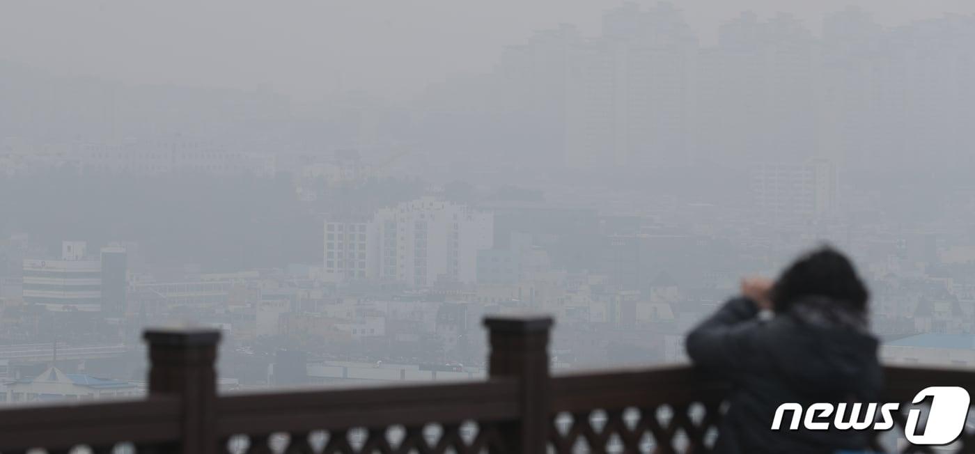 본문 이미지 - 청주 미세먼지 ⓒ 뉴스1