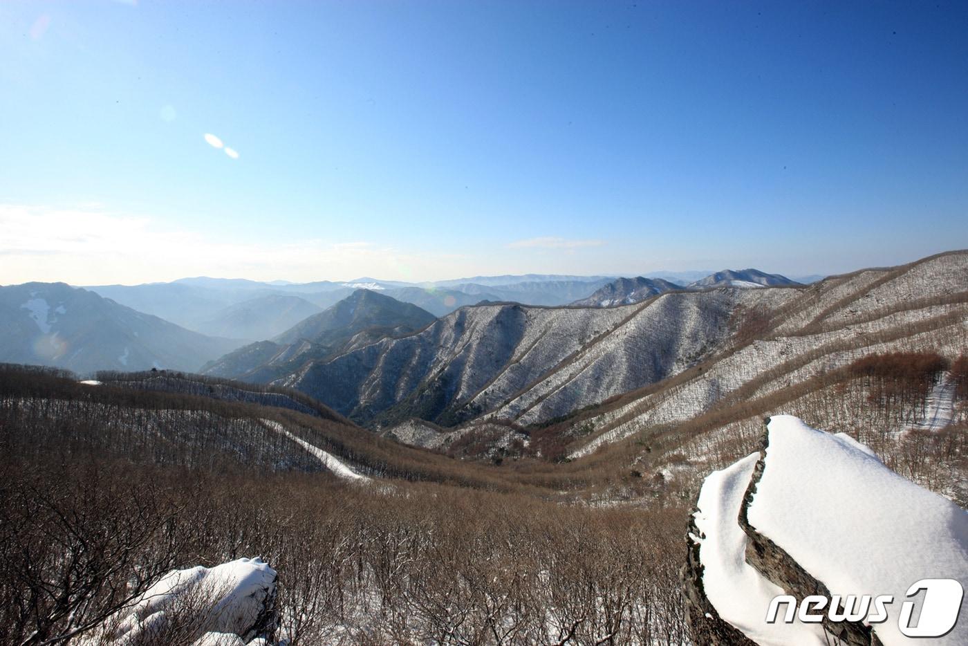 강원 정선 하이원리조트 하늘길 겨울 전경 자료사진. (뉴스1 DB)