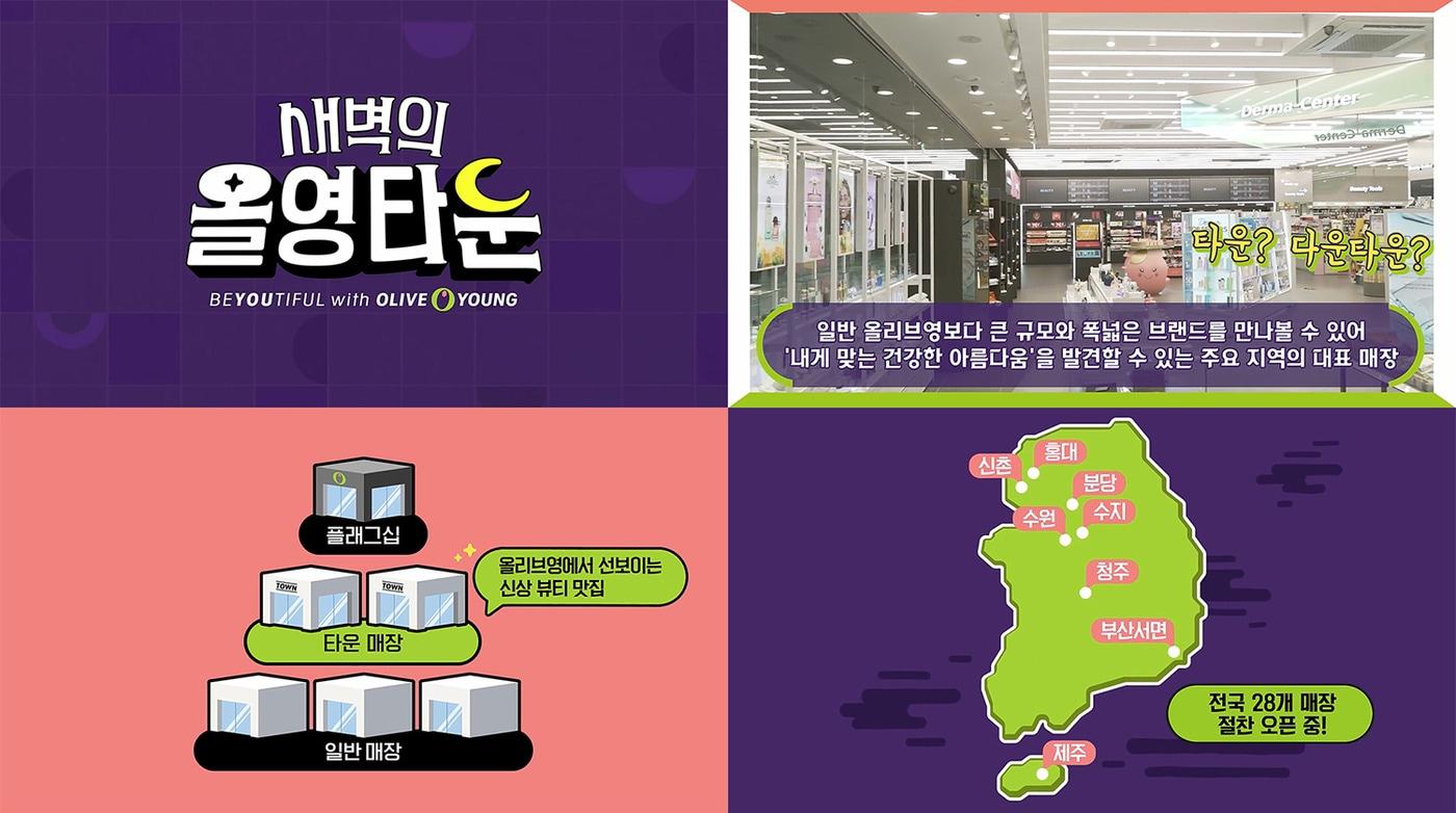 올리브영 유튜브 예능 프로그램 '새벽의올영타운'/ⓒ 뉴스1