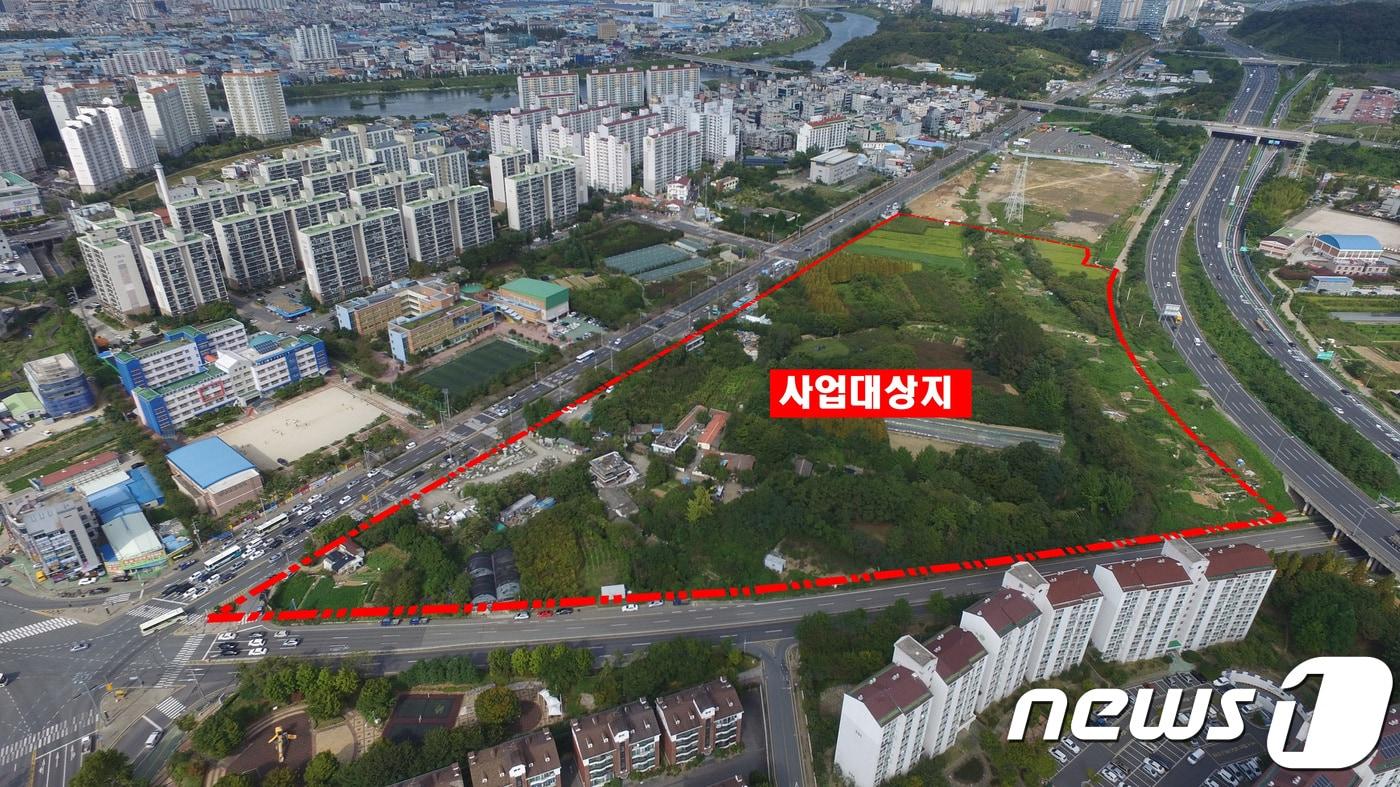 본문 이미지 - 진주 여객자동차터미널(가호동 복합터미널) 사업 예정지. ⓒ 뉴스1