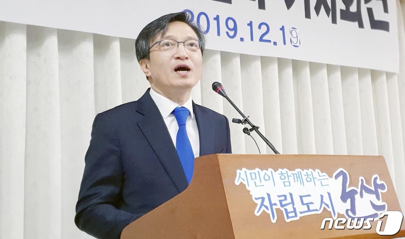 본문 이미지 - 김의겸 전 청와대 대변인 2019.12.19/뉴스1 ⓒ News1 유경석 기자