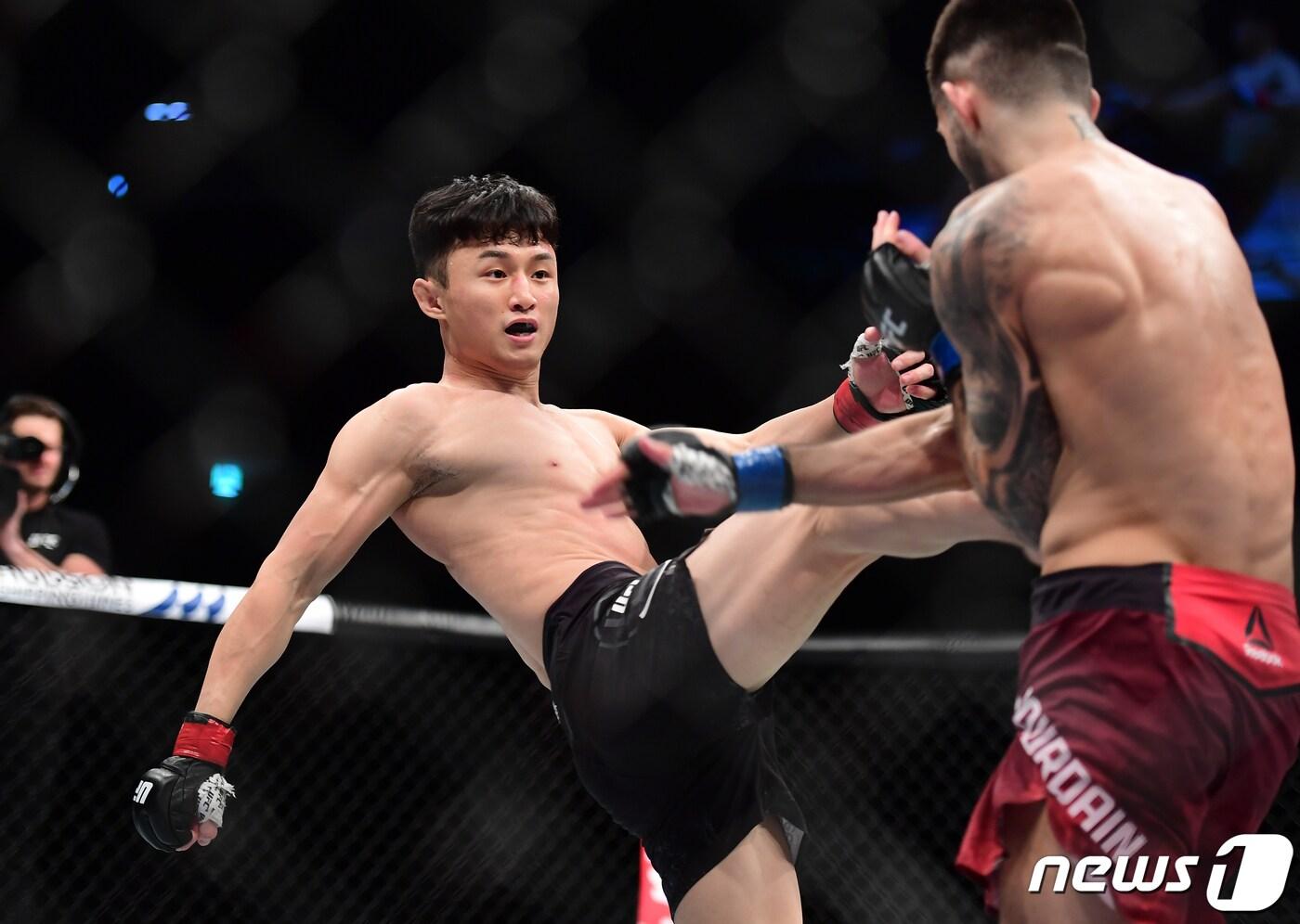 UFC의 최두호. /뉴스1 ⓒ News1 여주연 기자