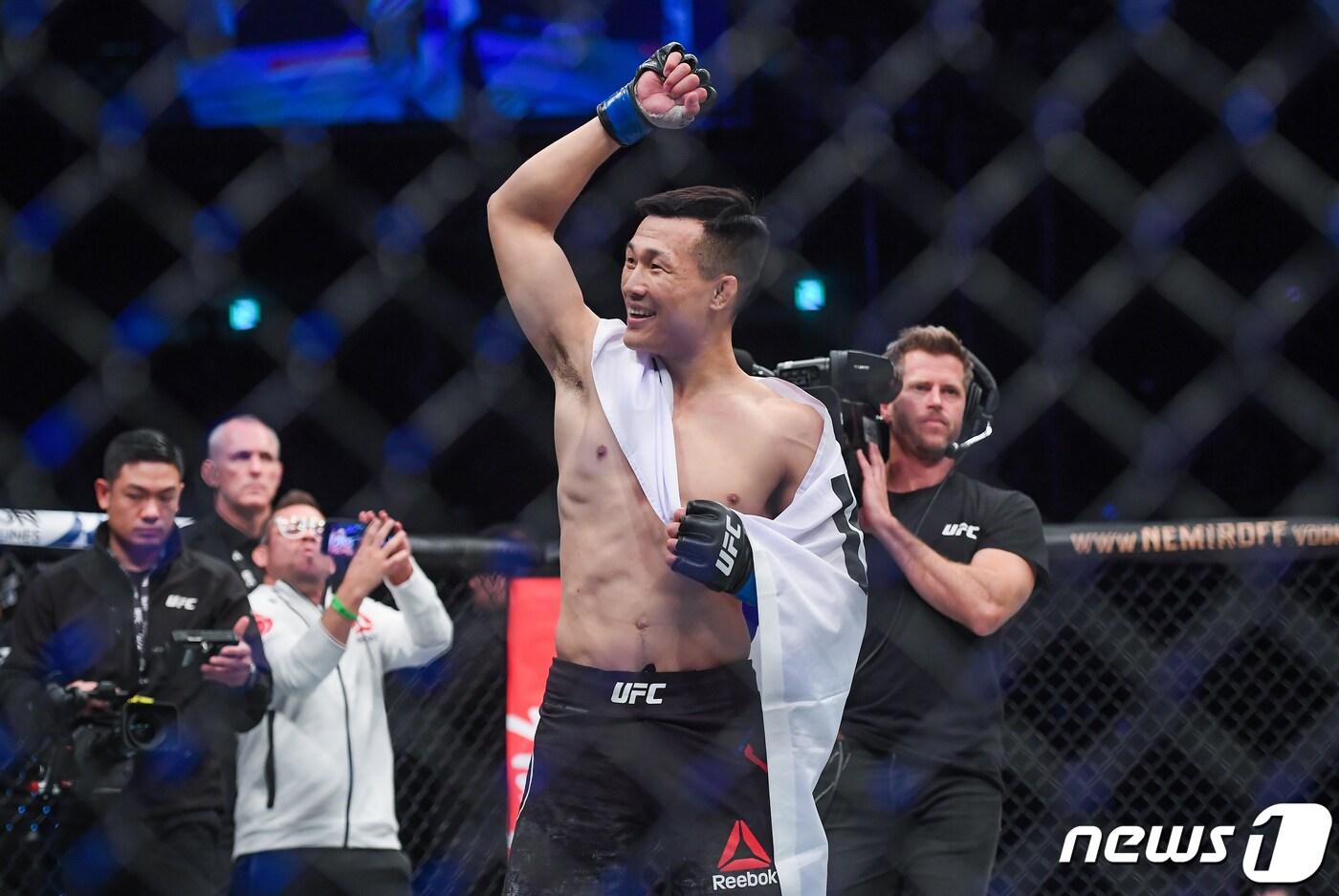 UFC 페더급의 정찬성. /뉴스1 ⓒ News1 여주연 기자