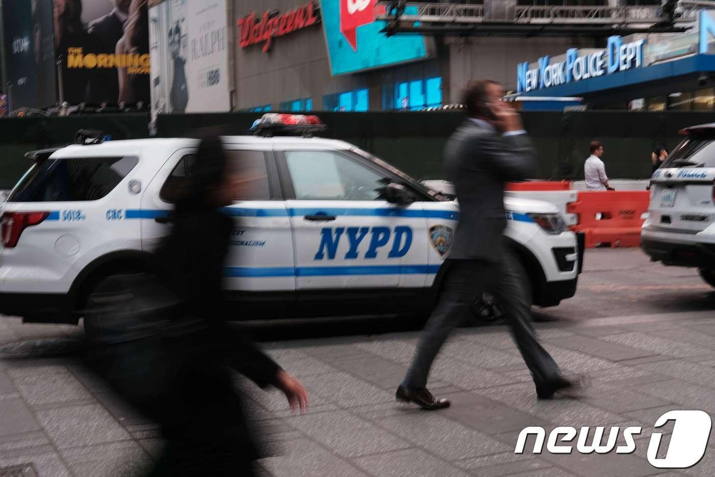 뉴욕경찰.(자료사진) ⓒ AFP=뉴스1