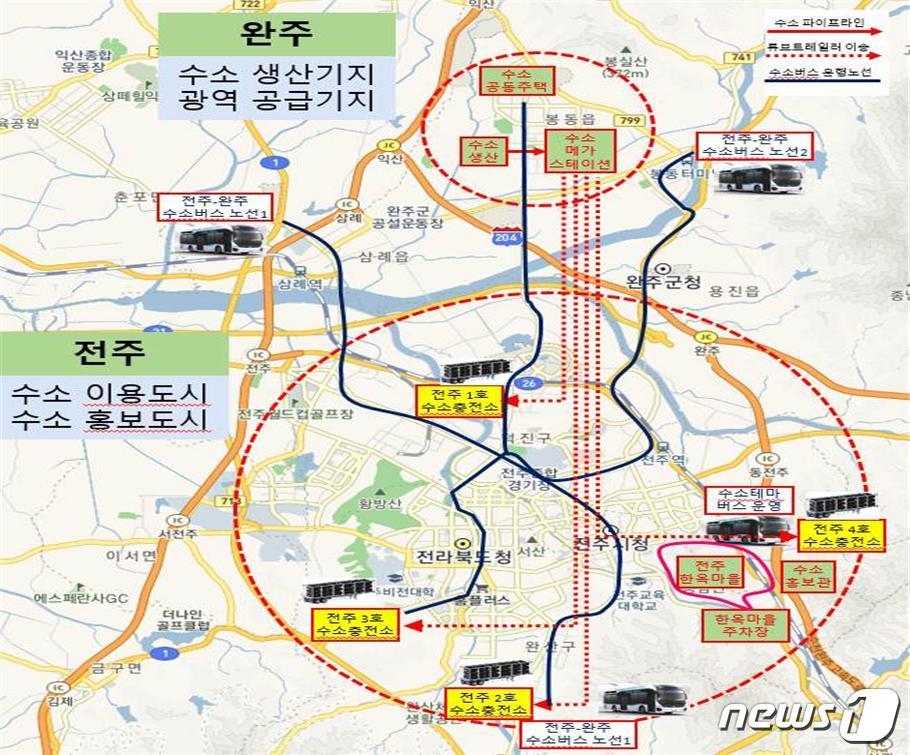 본문 이미지 - 완주·전주 수소시범도시/뉴스1