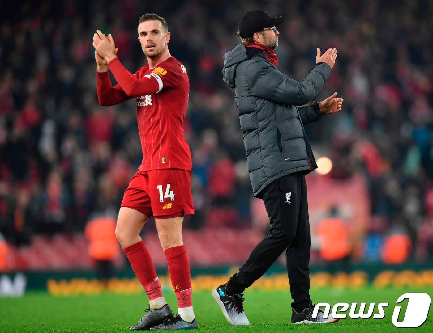 본문 이미지 - 리버풀이 울버햄튼을 꺾고 19경기 무패행진을 이어갔다. ⓒ AFP=뉴스1