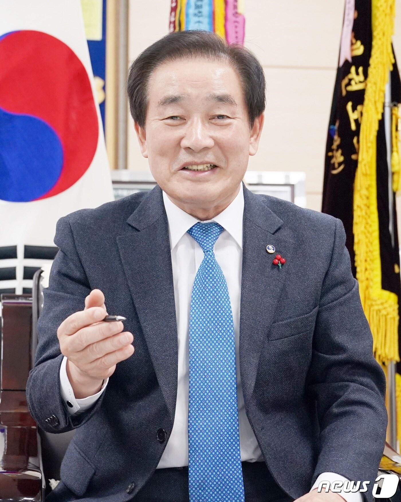 본문 이미지 - 송기섭 진천군수.ⓒ 뉴스1