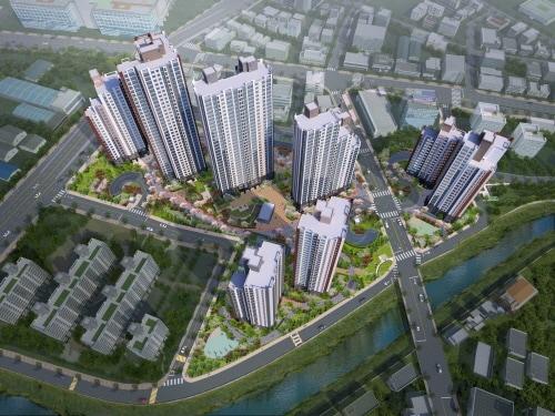 본문 이미지 - 안양호계 두산위브 조감도<strong> </strong>ⓒ 뉴스1