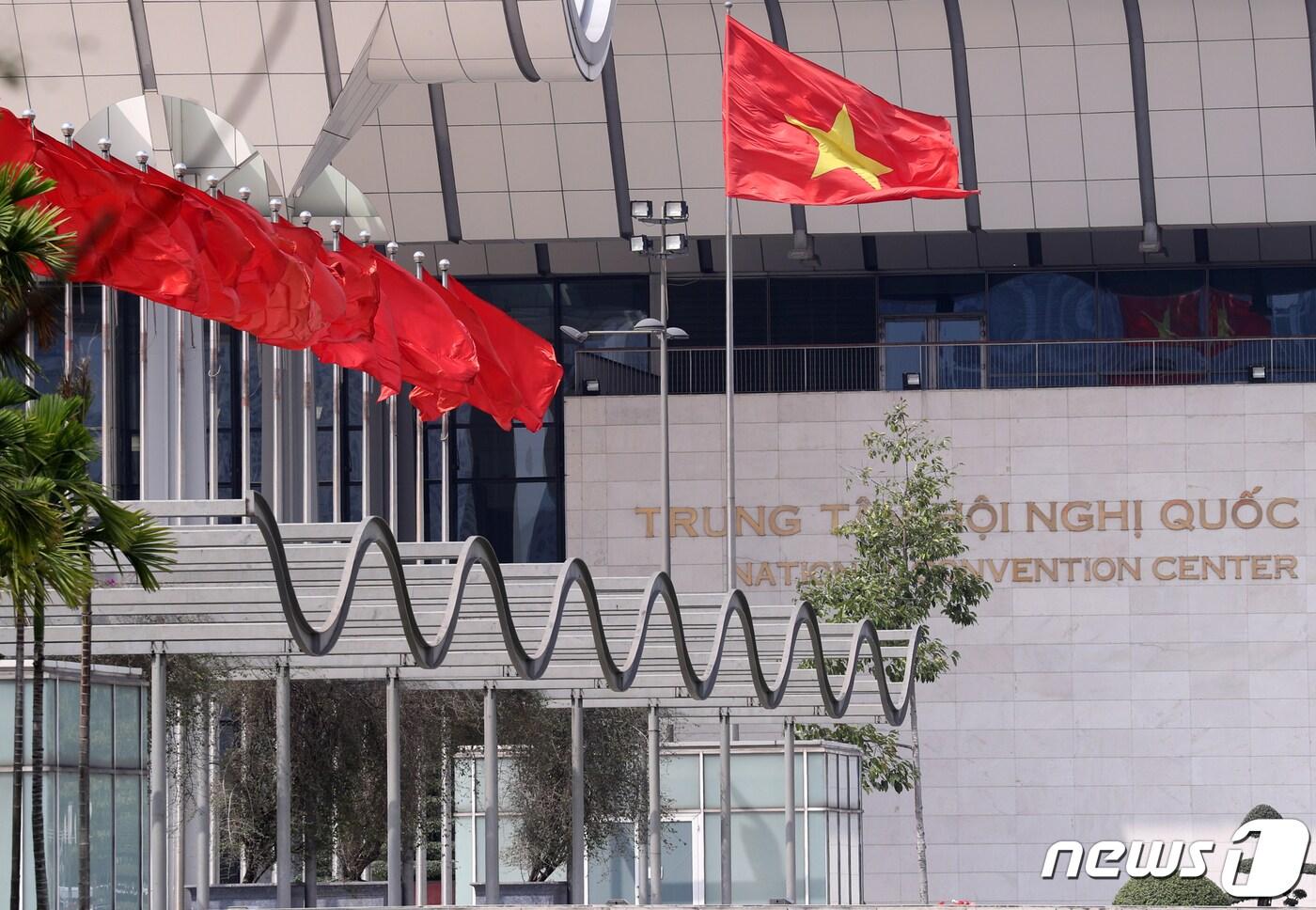 제2차 북미정상회담이 약 열흘 앞으로 다가온 14일 베트남 하노이에 위치한 국립컨벤션센터(NCC). 2019.2.14/뉴스1 ⓒ News1 안은나 기자