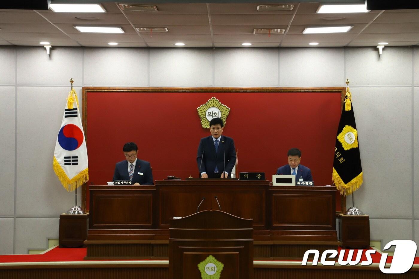 본문 이미지 - 전북 고창군의회 본회의장 /ⓒ 뉴스1