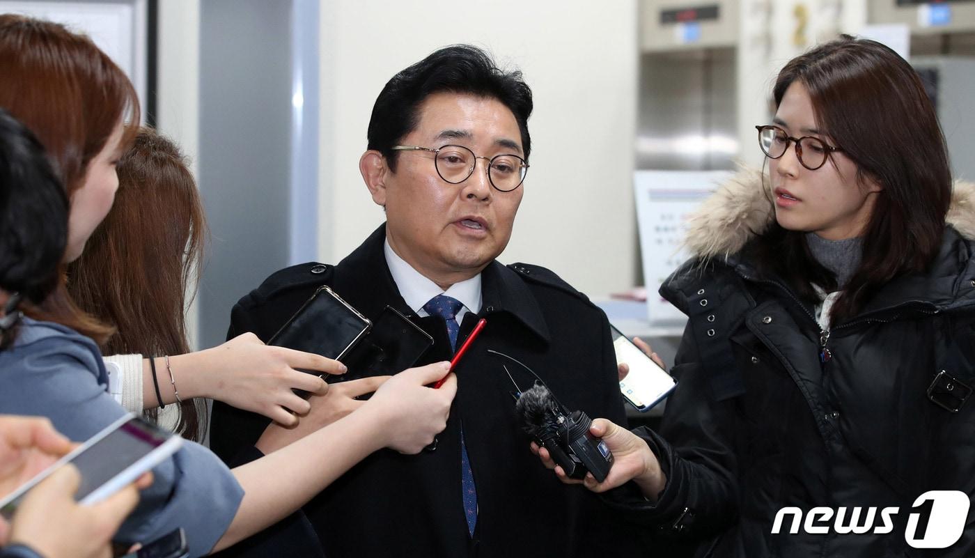 본문 이미지 -  전병헌 전 청와대 정무수석. 2019.2.21/뉴스1 ⓒ News1 안은나 기자