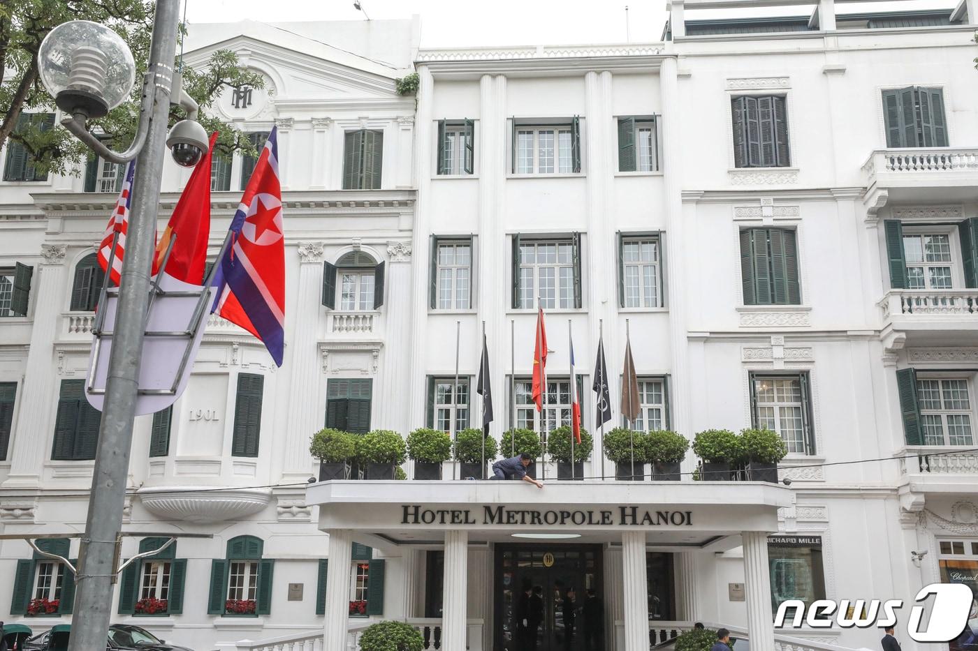 제2차 북미 정상회담을 닷새 앞둔 22일 오전 베트남 하노이 소피텔 레전드 메트로폴 하노이 호텔. 2019.2.22/뉴스1 ⓒ News1 성동훈 기자