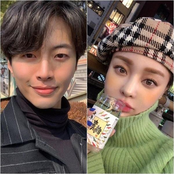 본문 이미지 - 신수항(왼쪽)과 박아인. 사진출처=인스타그램 ⓒ 뉴스1