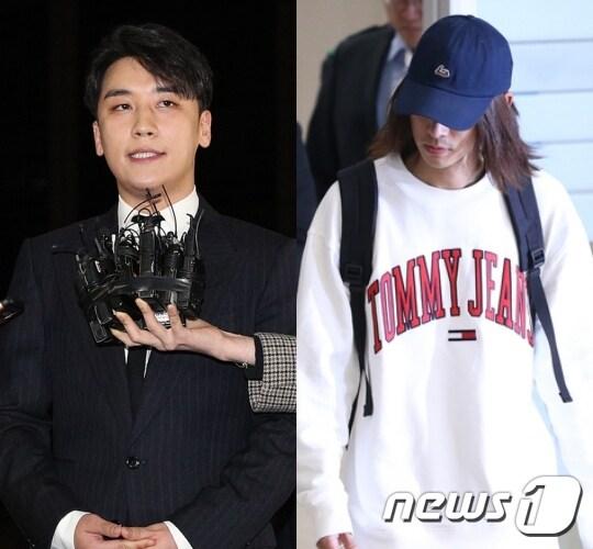 본문 이미지 - 승리(왼쪽)와 정준영 ⓒ 뉴스1