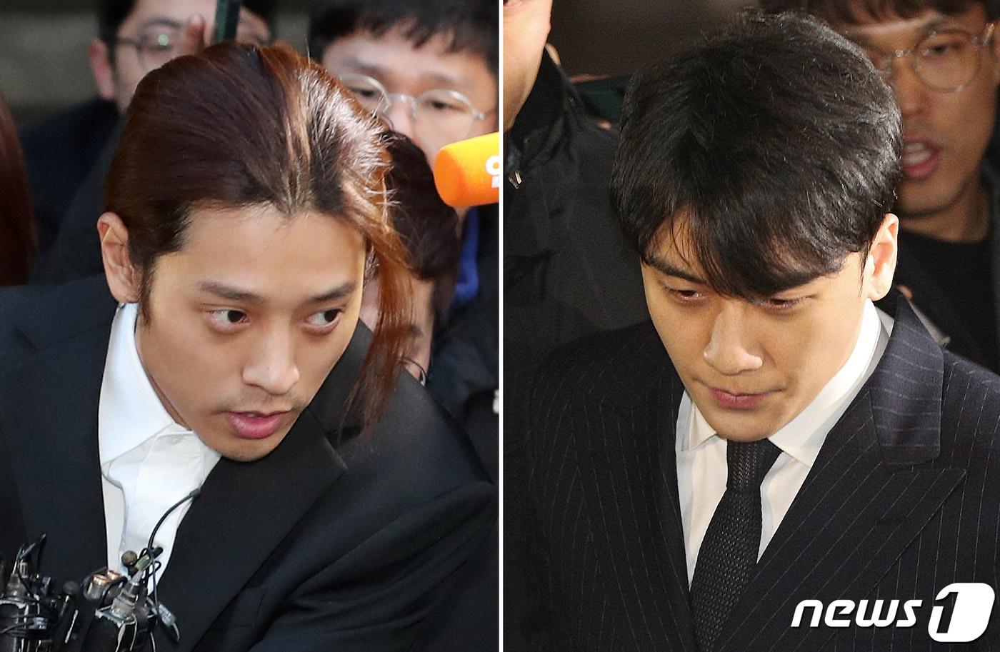 본문 이미지 - 정준영(왼쪽)과 승리 ⓒ News1