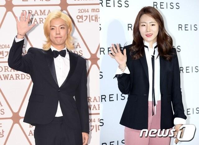 본문 이미지 - 강남(왼쪽)과 이상화 ⓒ 뉴스1