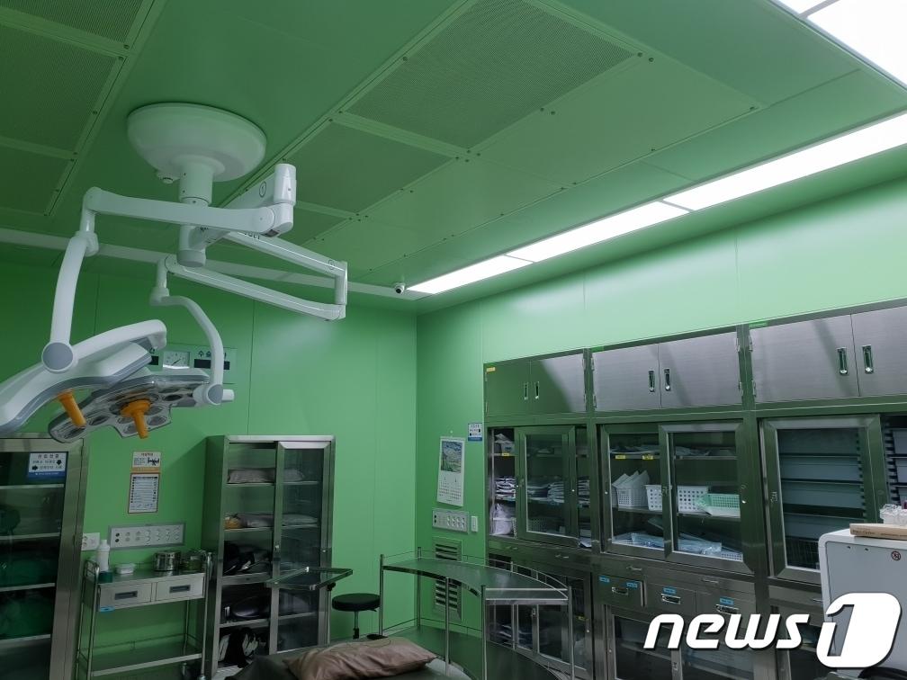 본문 이미지 - 경기도의 한 병원 수술실에 CCTV가 설치돼 있는 모습.  ⓒ News1 진현권 기자