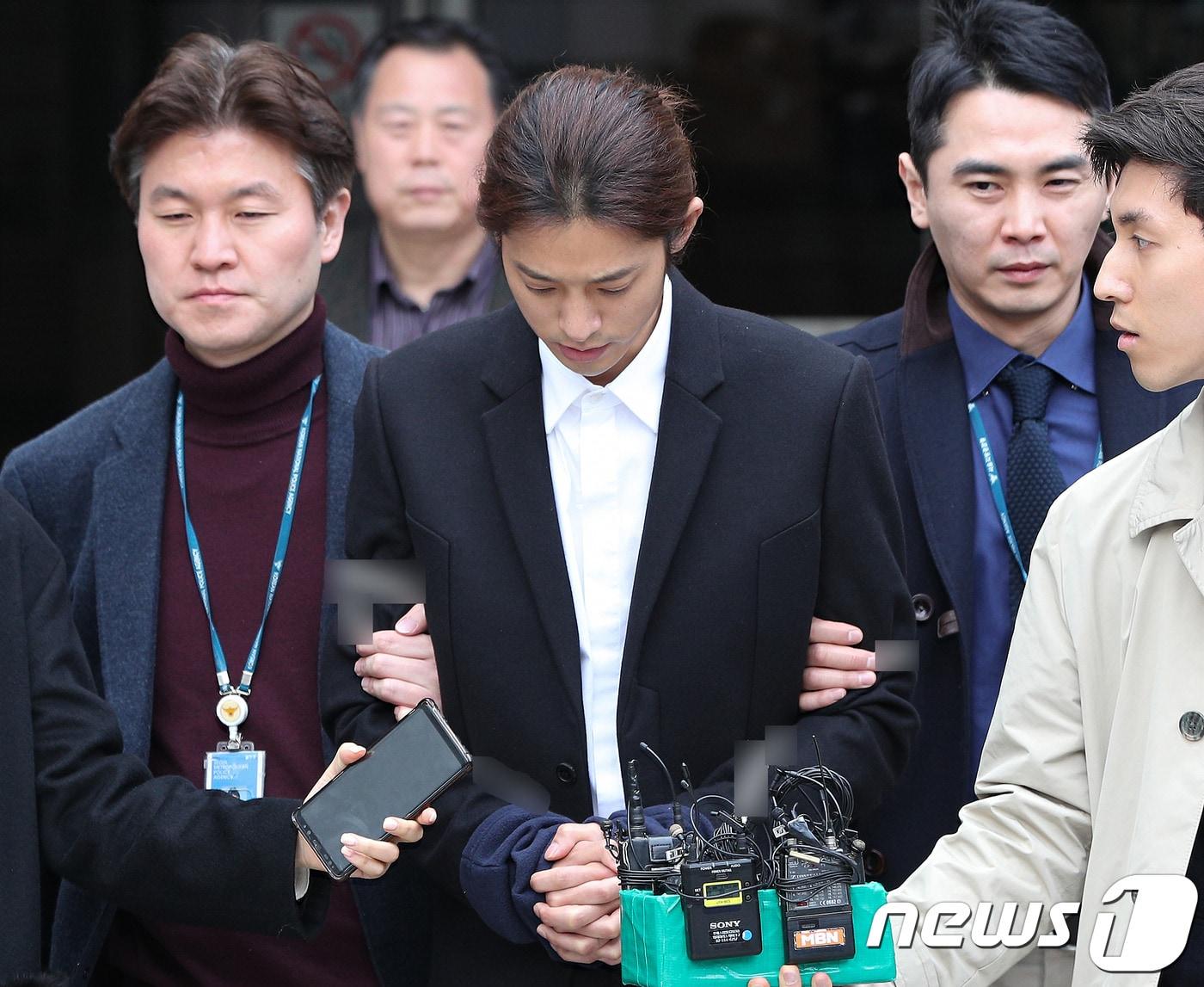 본문 이미지 - 가수 정준영씨. 2019.3.21/뉴스1 ⓒ News1 신웅수 기자