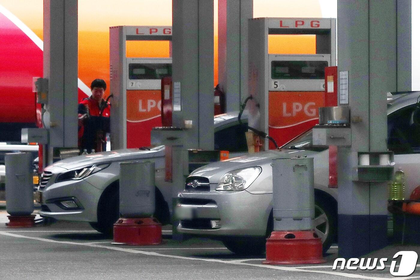 서울 시내 한 LPG 충전소 모습. 2019.3.25/뉴스1 ⓒ News1 민경석 기자