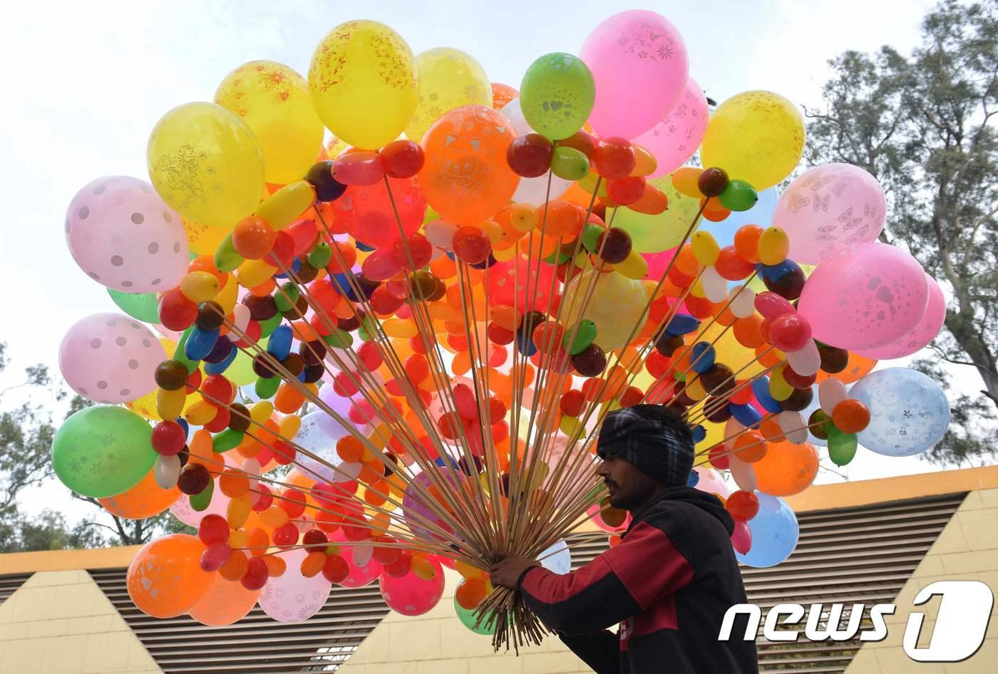 형형색색의 풍선들 ⓒ AFP=뉴스1