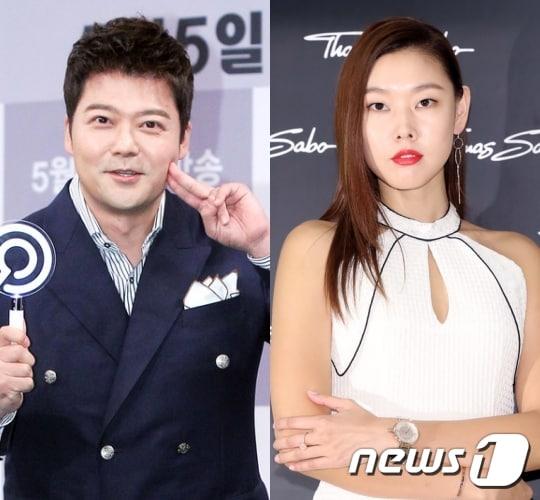 본문 이미지 - 전현무(왼쪽), 한혜진 ⓒ 뉴스1