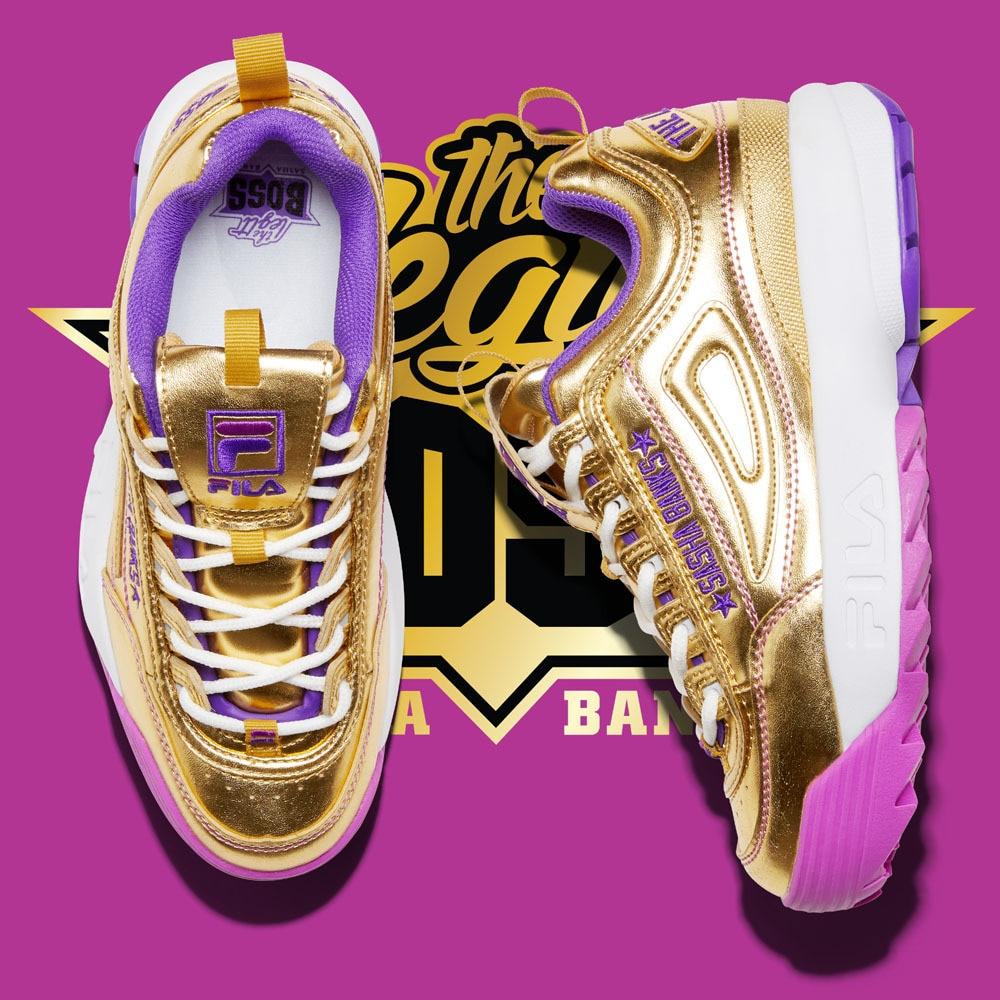 본문 이미지 - 휠라X WWE 콜라보 디스럽터2X 사샤뱅크스 버전 ⓒ 뉴스1