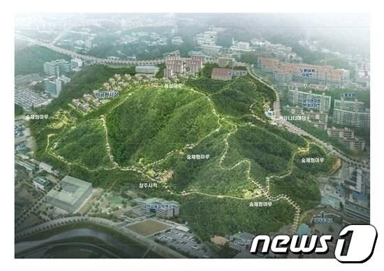 본문 이미지 - 매봉공원 민간 특례사업 조감도 ⓒ 뉴스1