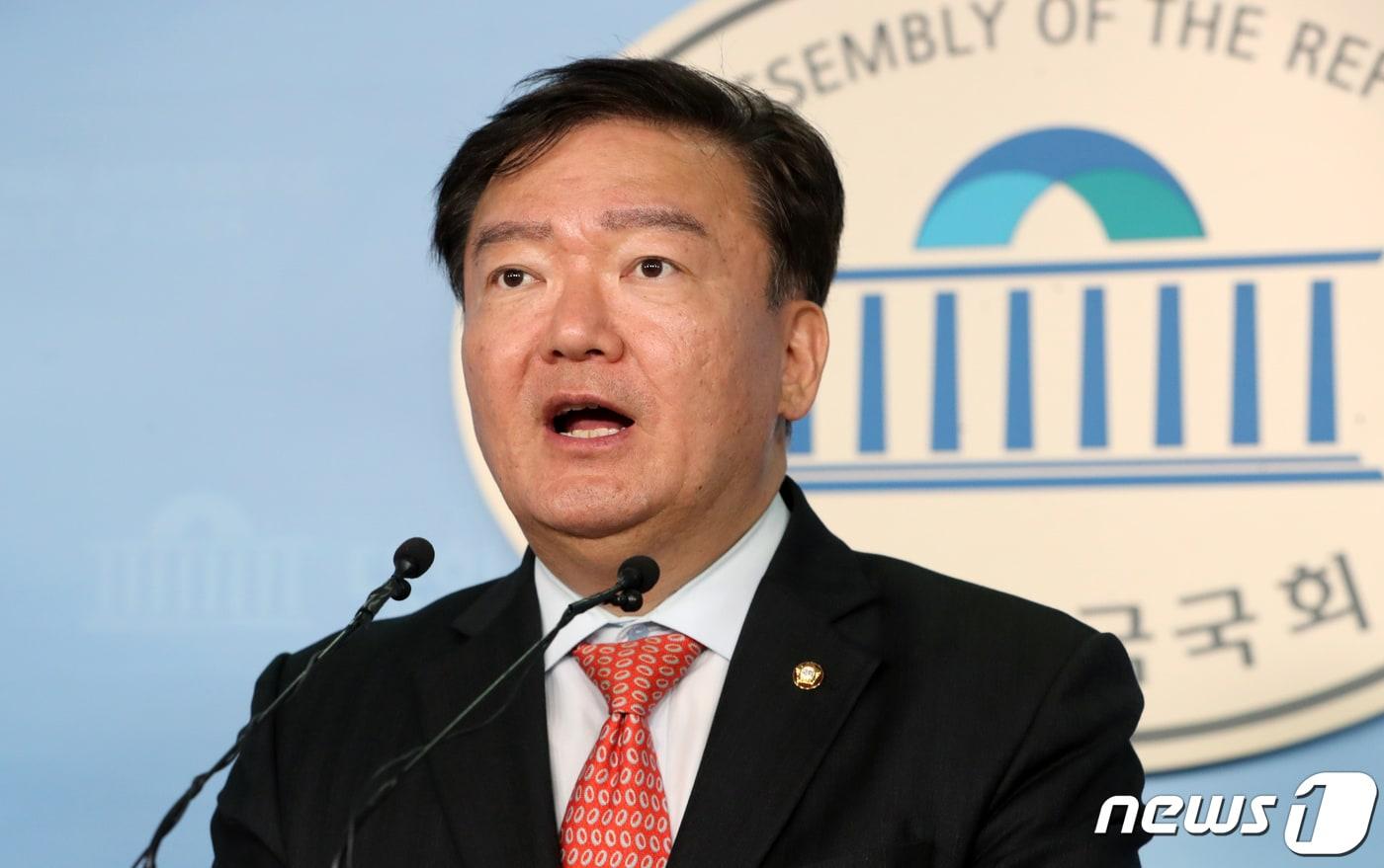 본문 이미지 - 민경욱 자유한국당 대변인. 뉴스1 ⓒ News1 이종덕 기자