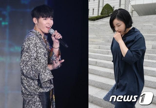 본문 이미지 - 휘성(왼쪽)과 에이미 ⓒ 뉴스1