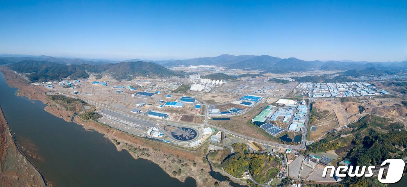 한국남동발전이 대구국가산업단지에 건립하려던 LNG발전소 계획이 주민과 환경단체 등의 반대로 결국 무산됐다. 대구 달성군에 조성된 국가산업단지 전경..(대구시 제공) ⓒ News1