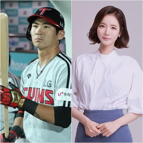 본문 이미지 - 오지환(왼쪽)과 김영은 / 뉴스1 DB, 김영은 인스타그램 ⓒ 뉴스1