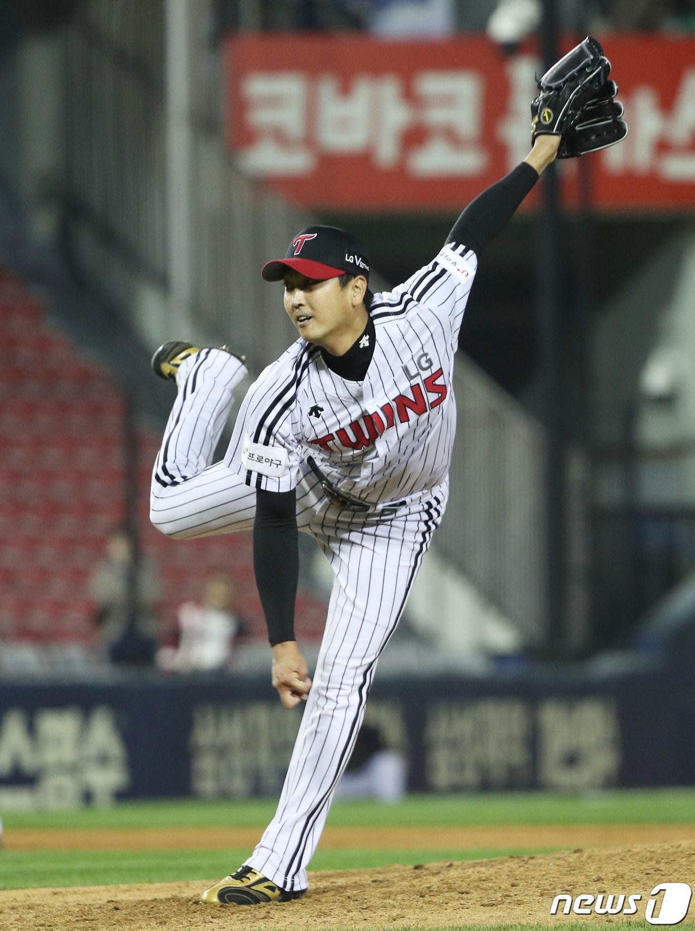 본문 이미지 - LG 트윈스 심수창. 2019.4.19/뉴스1 ⓒ News1 오장환 기자