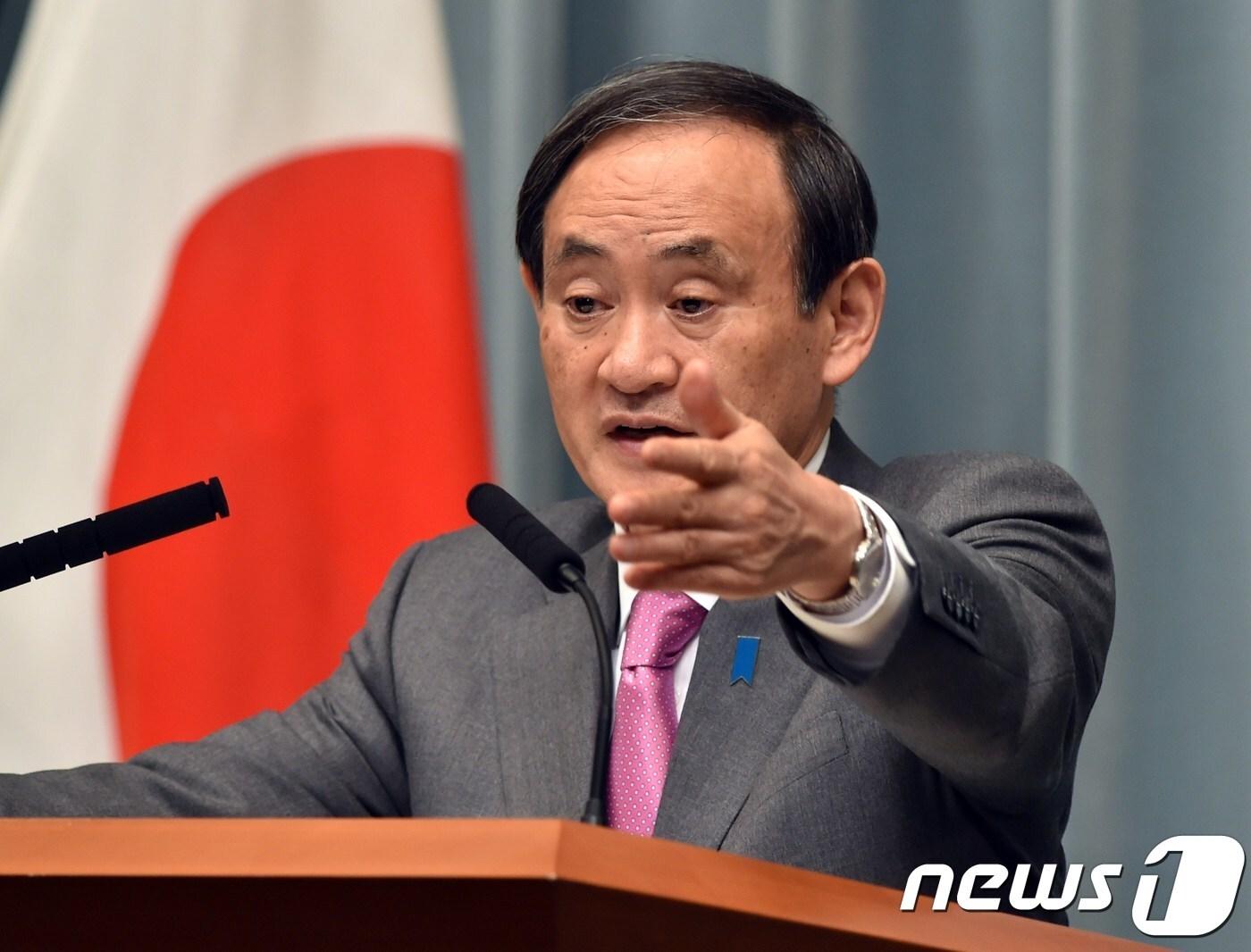 본문 이미지 - 스가 요시히데&#40;菅義偉&#41; 일본 관방장관. ⓒ AFP=뉴스1
